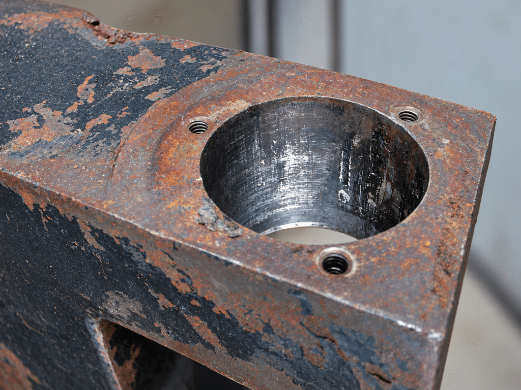 Ремонт шкворня погрузчика DOOSAN G70S-5