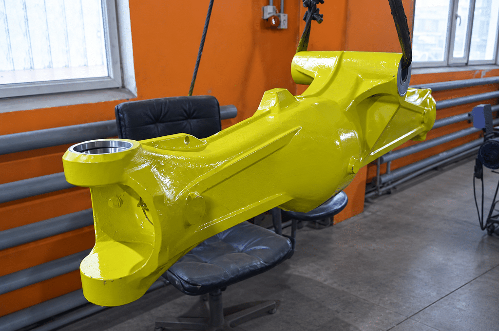 Ремонт балки переднего моста экскаватора-погрузчика JCB 3CX