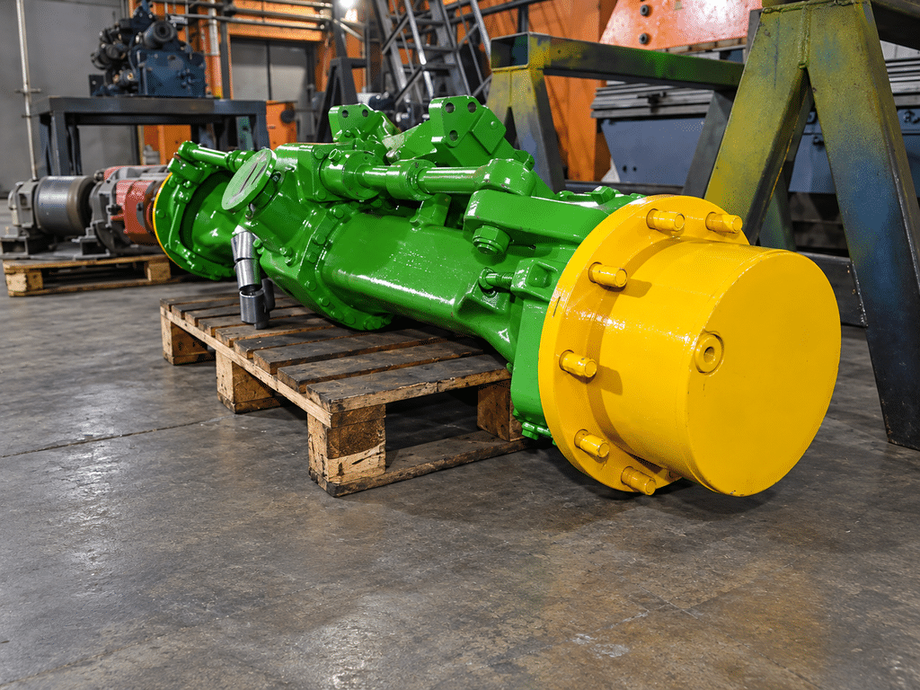 Восстановление посадочных мест моста и каретки John Deere