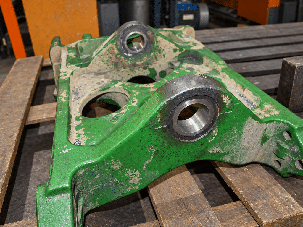 Восстановление посадочных мест моста и каретки John Deere