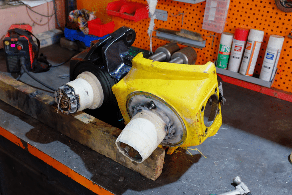 Ремонт поворотных кулаков HITACHI ZX 160