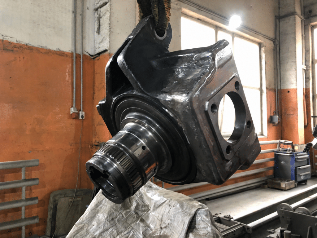 Ремонт поворотных кулаков HITACHI ZX 160