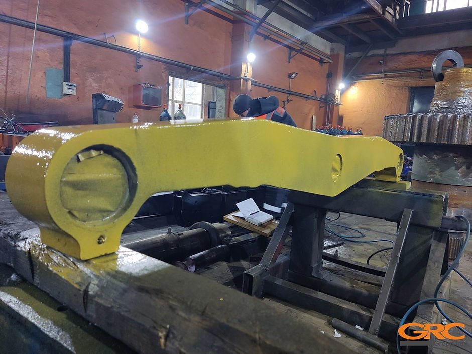 Ремонт балансирной балки бульдозера CATERPILLAR D6