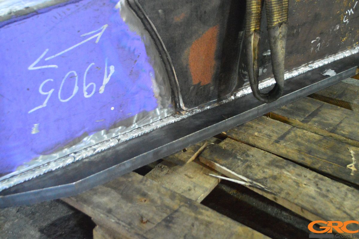 Ремонт стрелы Komatsu PC-120